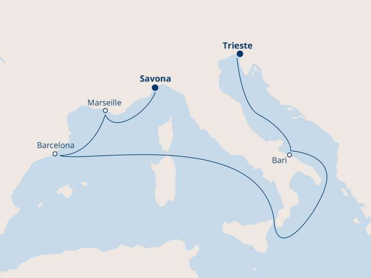 Costa Firenze itineraries of the new flagship Costa Cruises