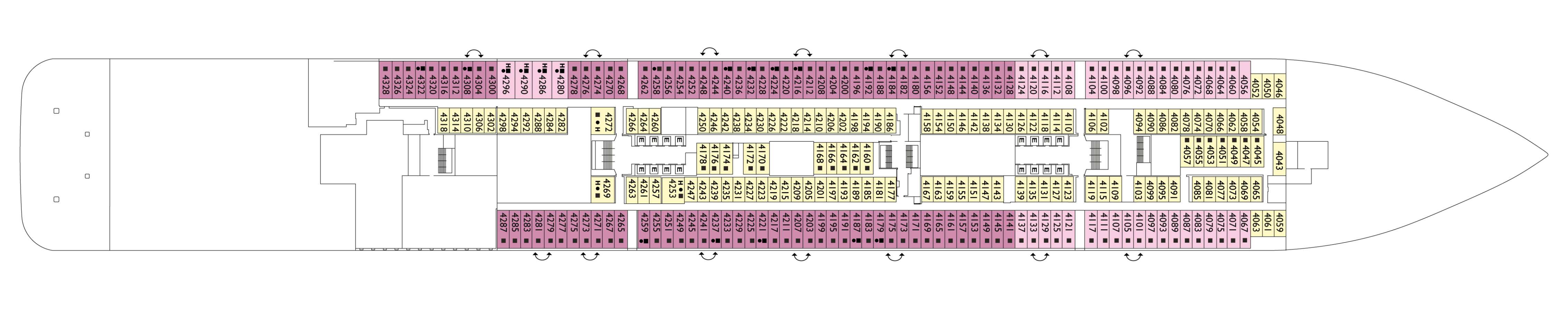 Deck Plan Costa Smeralda Cruise Ship Cruise Gallery